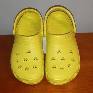Disney Mickey Mouse yellow crocs NWOT